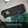 Car Sun Visor Suede Sunglasses Holder Multi-functional Card Holder Storage Pocket Car Interior Glasses Clip Car Accessories