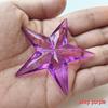 Acrylic 56MM Five-Pointed Star Pendant for DIY Wedding or Christmas Decor