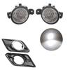 Fog Lights for Nissan X-trail T32 X trail Rogue 2014-2016 Headlight LED Fog Light Switch Harness Cover Grill Fog Lamp Assembly