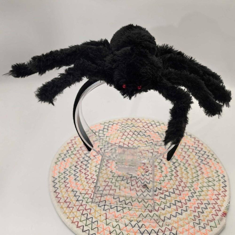 Lightweight Spider Headband Flexible Halloween Head Hoop Plush Hairband Masquerade