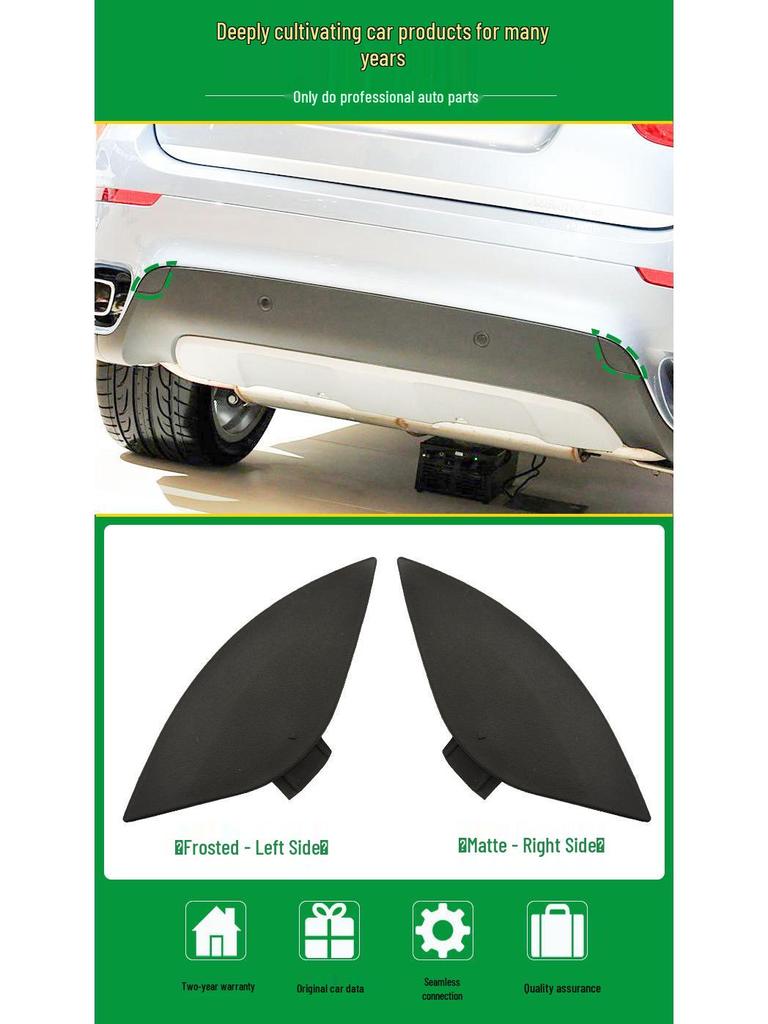 BMW X6 Stoßfänger hinten Abschleppöse Abdeckung für E71 (Teil Nr. 51127176252)