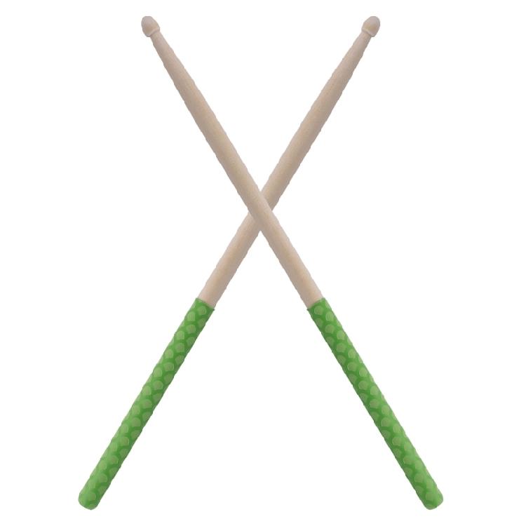 1 Pair Musical Instrument Percussion Accessory Drum Sticks with Non-Slip Handle