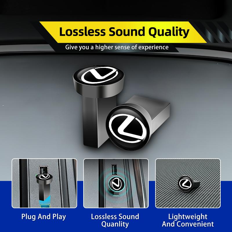 Innenaufkleber 16/32/64 GB Auto USB-Stick MINI Musik-Speicherstick Zubehör für Lexus UX250h RX450h CT200h RX400h NX300