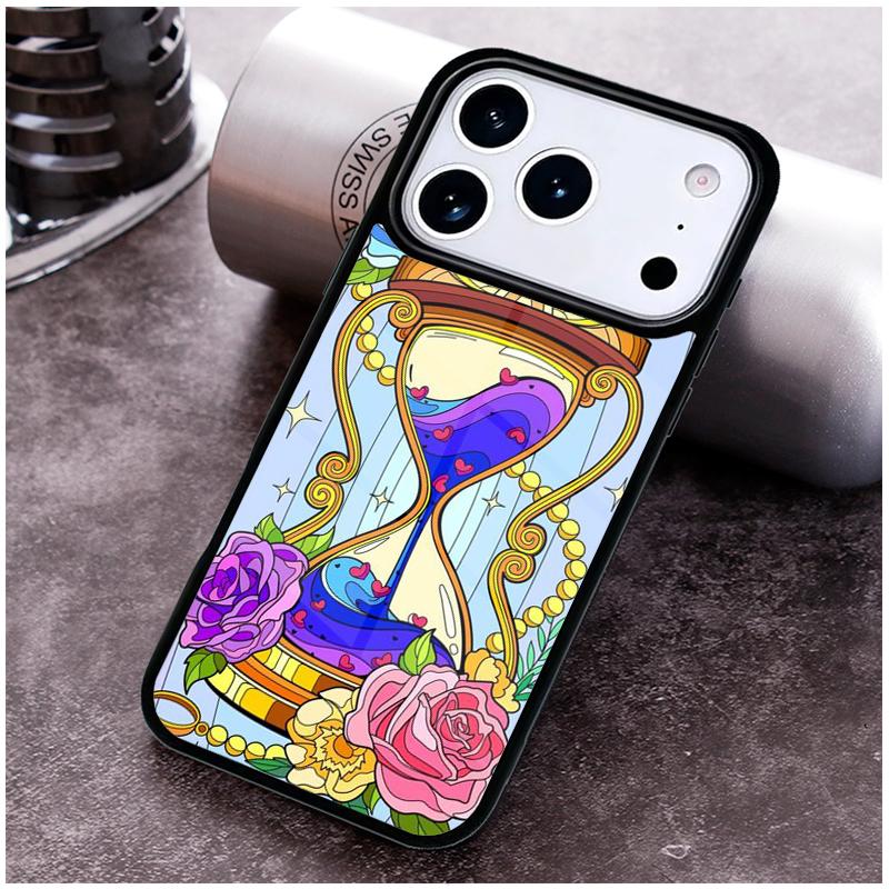 

Hourglass Phone Case for iPhone 17 16 15 Pro Max Air 14 13 12 11 Plus Shockproof Cover iPhone 15 Pro