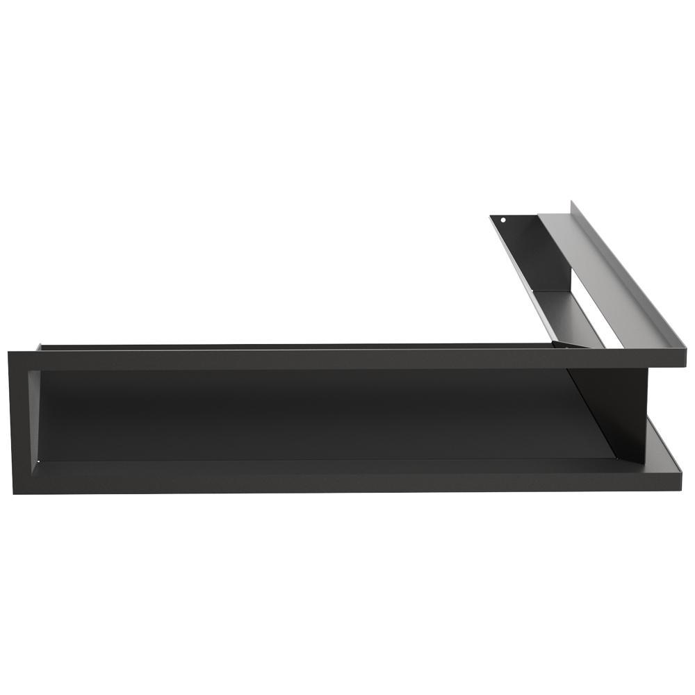 Vent Cover LUFT corner right 54,7x76,6x12 black Slim