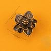 Petal Shaped, Single Hole Handle, Antique, New Chinese Style, Zinc Alloy, Small Handle, Light Luxury, Cabinet Door Drawer, Shaped Handle
