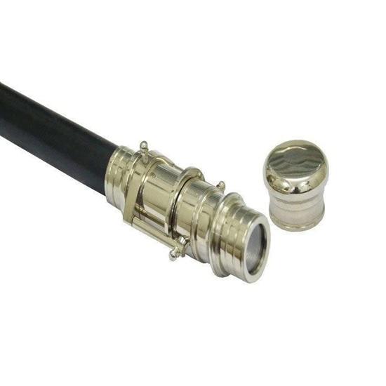 Top Nautical Spy Telescope Steampunk Design Walking Cane Brass Handle Victorian Wooden Foldable Walking Stick Handmade Gift