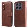Wallet Case for Moto G67 5G - Leather/PU, Brown