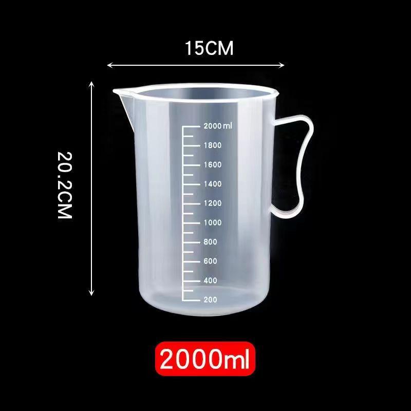 5000 ml Messbecher mit Graduierung und Deckel – Komplettes Set für Milchtee-Shops und den Heimgebrauch