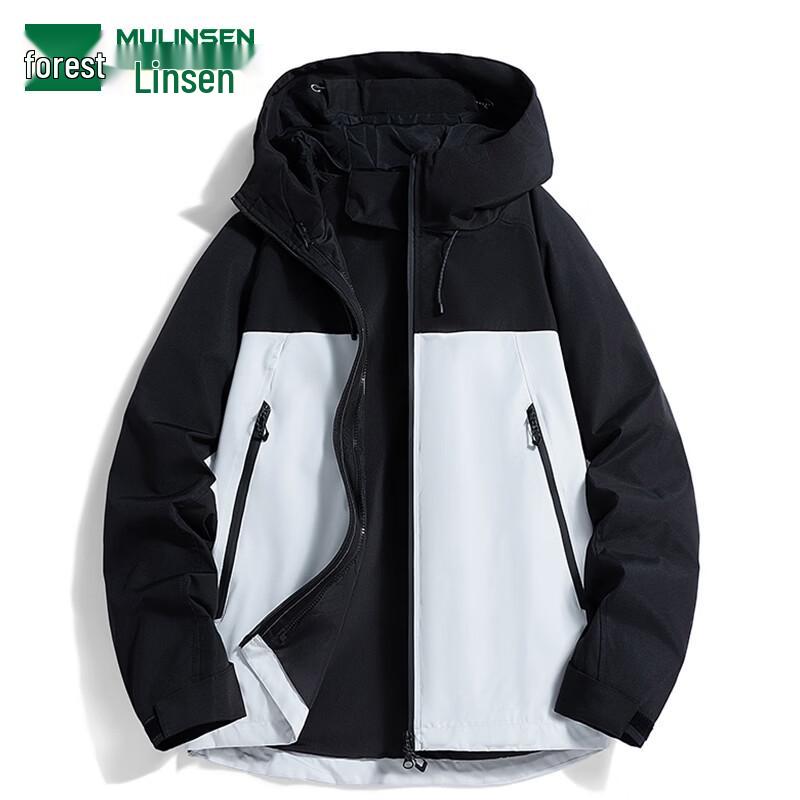 MULINSEN Men's Hooded Windbreaker Jacket