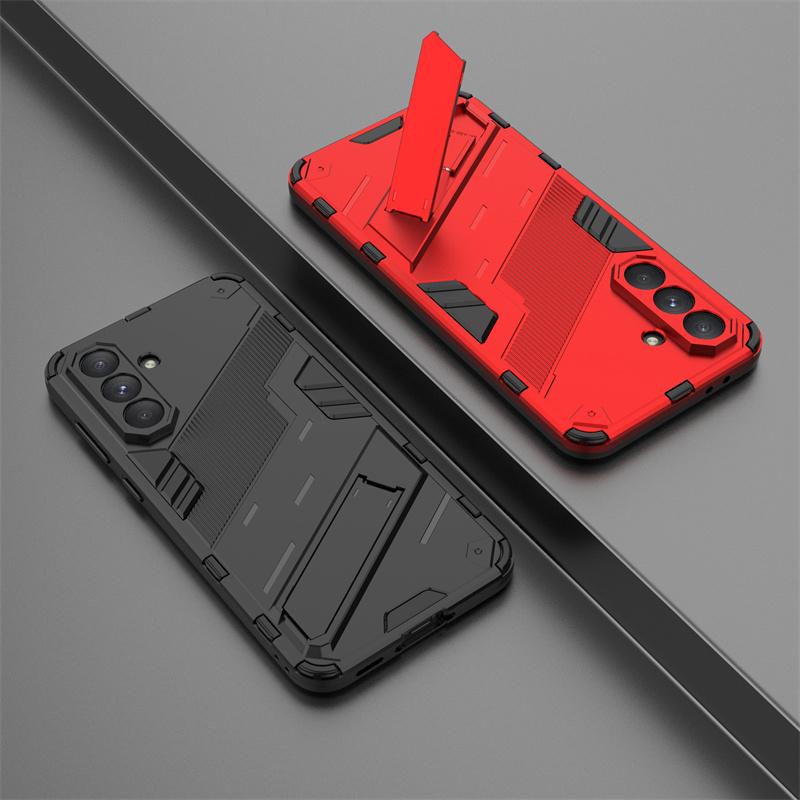 Für Samsung Galaxy A56 A36 A26 5G Hülle Magnethalter Rüstung Handyhüllen für Sumsung A56 A 56 36 26 Kickstand PC Harte Rückseitige Abdeckung