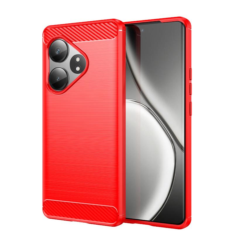 

Для Realme GT 6 Чехол Для Realme GT 6 6T 5G Чехол Бампер Ударопрочный Силиконовый Матовый Защитный Чехол Для Телефона Realme GT 6 Realme GT 6T красный