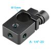Single Rod Clamp 15mm Rail Connector Adapter with 1/4inch Screw for 15mm DSLR Supports Camera Accessories