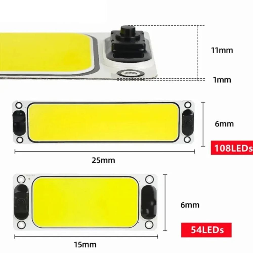 LED Chip 12-90V Interior Light Ceiling Lamp With Switch Reading Night Light With On Off for Van Lorry Truck Camper Boat