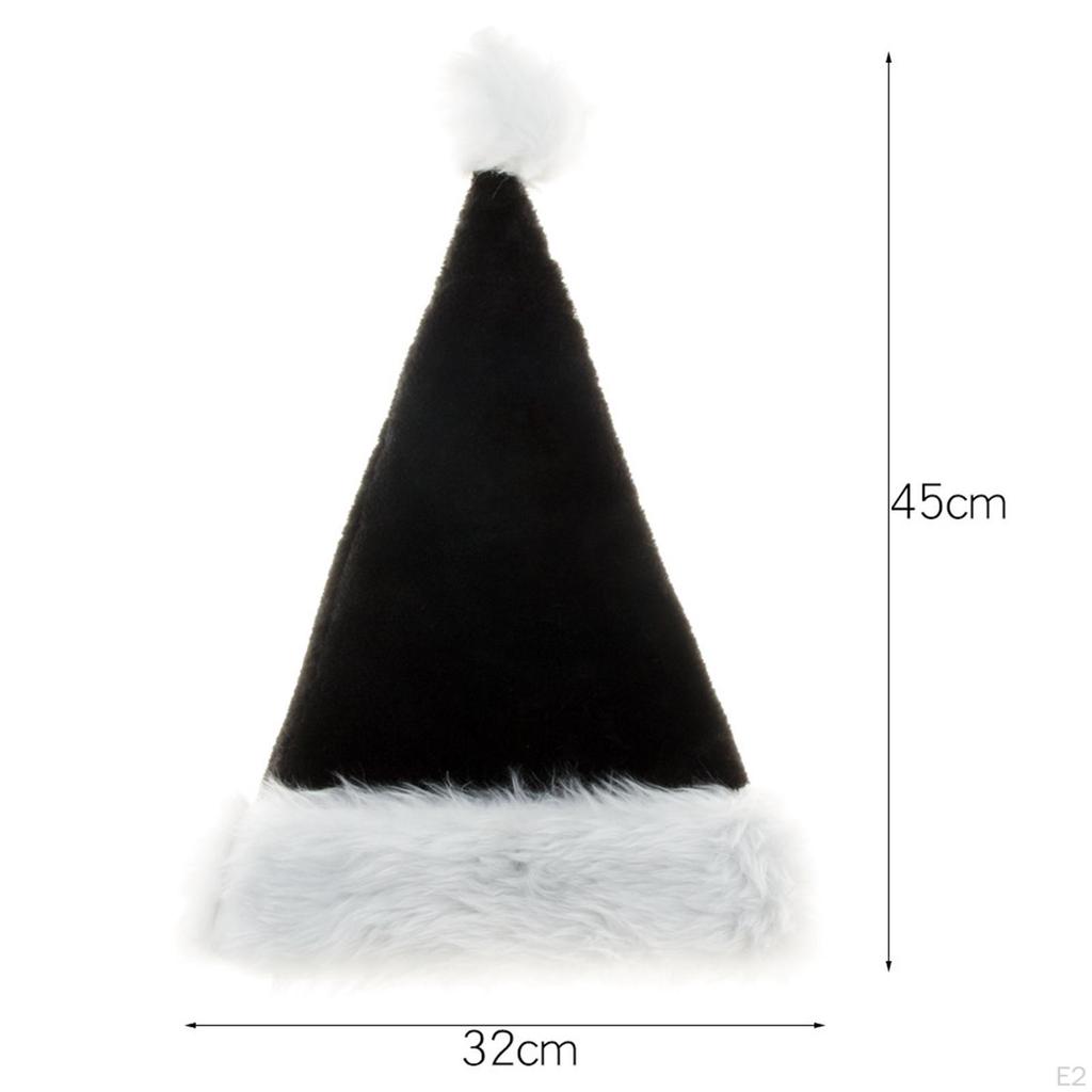 Classsic Christmas Hat, Soft, Costume, Holiday Decor Comfort Supplies, for Festival Xmas