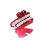 Chattering Teeth Wind-up Toy Clockwork Spring Cartoon Jumping Teeth with Eyes Joke Toy Christmas Goodie Bag Stuffers Kids Adults Gag Gifts