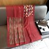 Ethnic Style Outer Cotton And Linen High-End Printing Sunscreen Scarf Shawl Fashion Square Scarf Thin Decorative Scarf Silk Scarf
