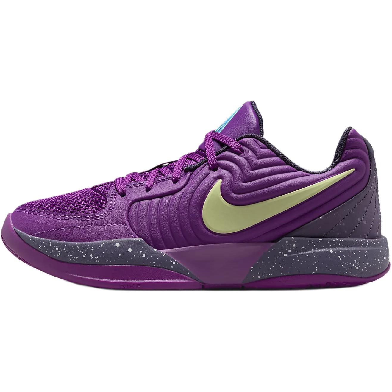 

New Nike Ja 2 Slip Resistant Shock Absorbers Low Top Children s Basketball Shoes Purple Unisex FV5633-500 33.5