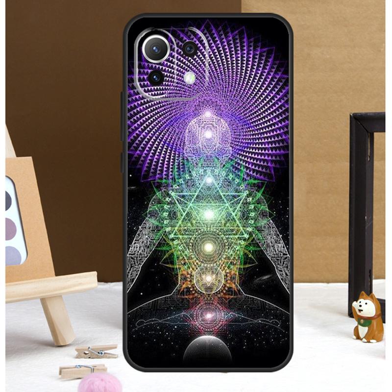 Mandala Chakra Insist Yoga Case For Xiaomi 14 Ultra 13 11T 12T 13T Pro 12 Lite POCO X6 Pro X3 X4 X5 M5s M6 F3 F5 Cover