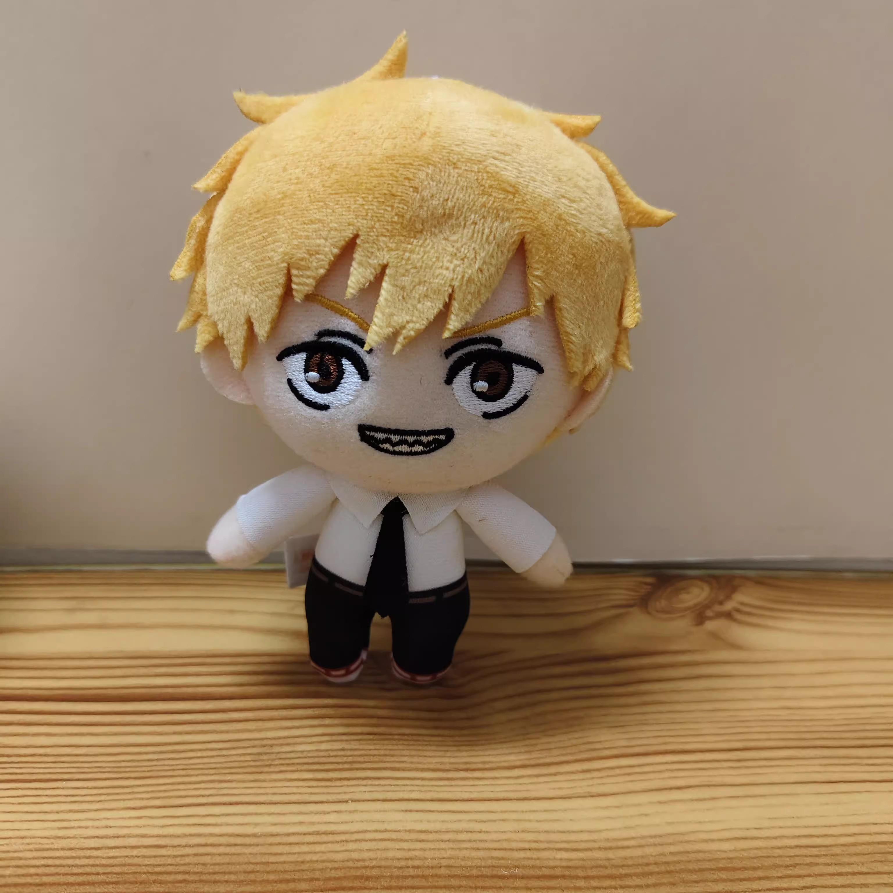 Neue Anime Denji Aki Hayakawa Power Plüsch Schlüsselanhänger Kleiner Anhänger Kinder Kuscheltiere Für Kinder 14cm