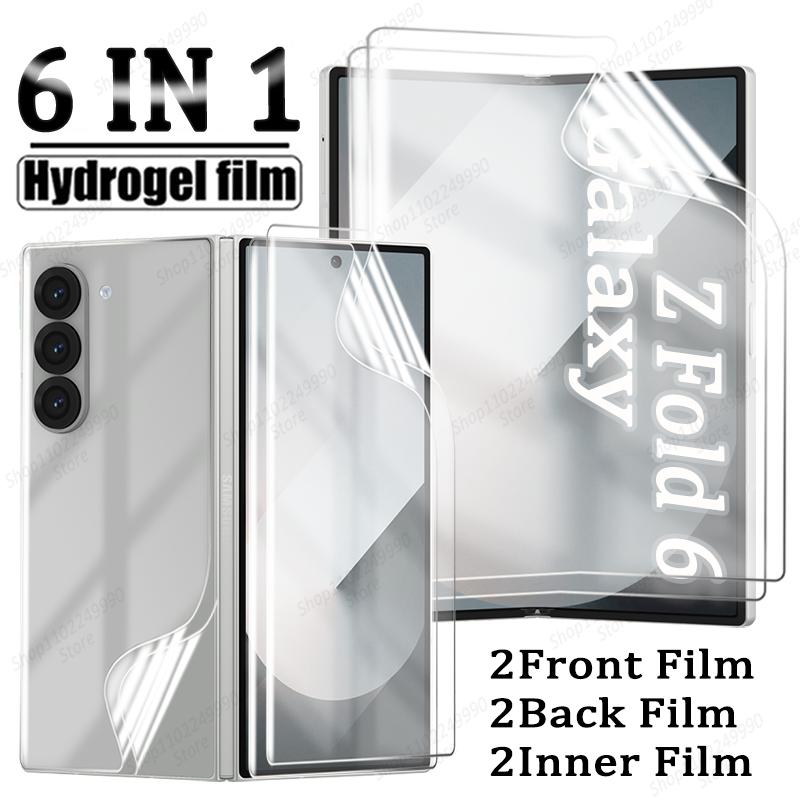 9IN1 Hydrogel Film For Samsung Galaxy Z Fold 7 Front Back Inner Screen Protector For Samsung Z Fold 6 5 4 3 2 Soft Film No Glass