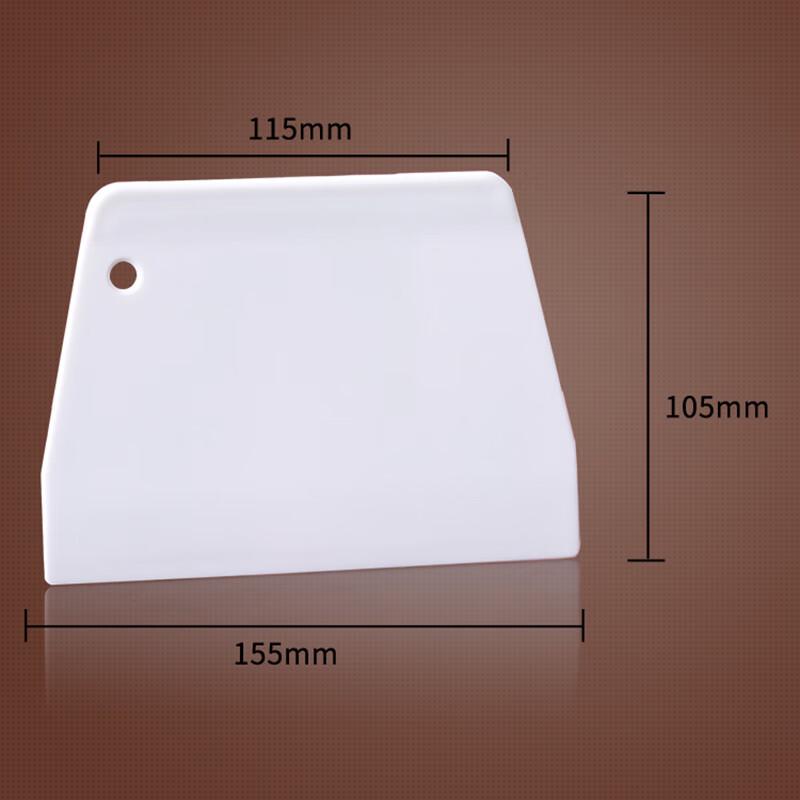 Xidien Large Hard Plastic Dough & Rice Noodle Scraper (2-Pack)