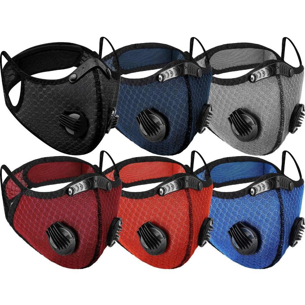 Ergonomic Respirator Mask Nose Clamp Activated Carbon Filters Breathable Dust Mask  Painting