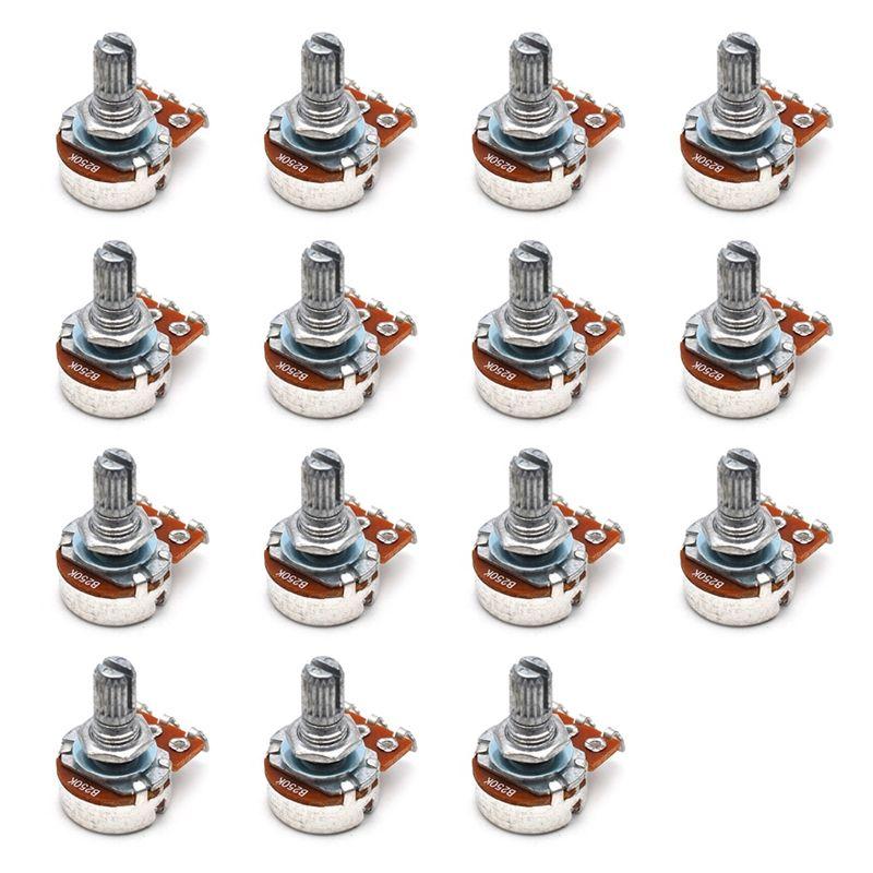 Classy-15Pcs B Type (Volume) Guitar Accessories 18MM Electric Guitar Small Potentiometer Volume Knob Modulation Switch Handle
