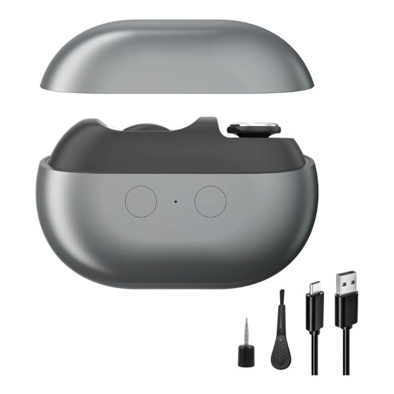 

Electric Nail Cutter Trimmer with Double Speed for Sensitive Thick Nails Featuring LED Light Protective Edge