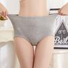 Women's Plus Size Pure Cotton Antibacterial Mid-High Waist Briefs