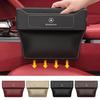 BUR1 Leather Car Seat Gap Organizer Crevice Filler Storage Box Pocket For Benz W211 W124 W176 W177 C180 C200 C260 C300 GLC CLE CLA