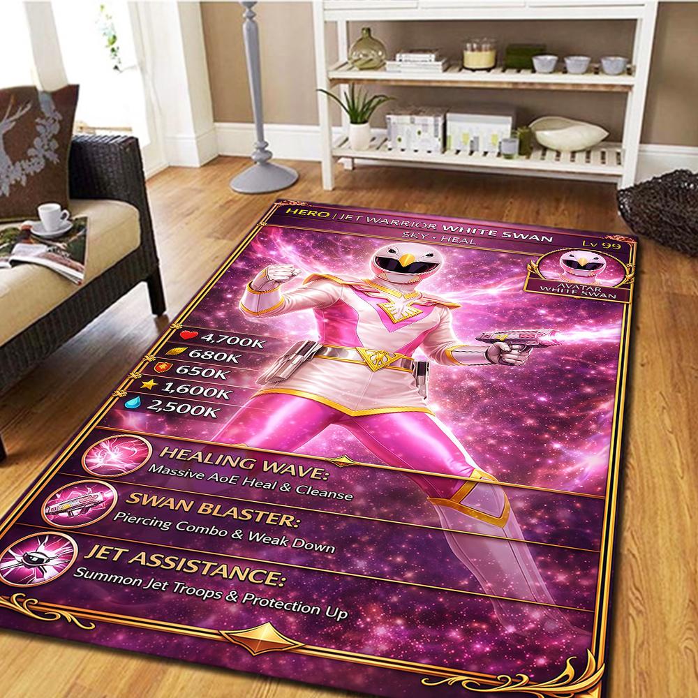 Super Sentai Carpet, Cool Movie Home Decor Mat, Digital Print Bedroom Floor Rug, Living Room Mat -HYQ95