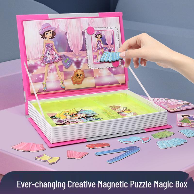 Children's Magnetic Puzzle Game - Fun & Educational Brain Development Toy