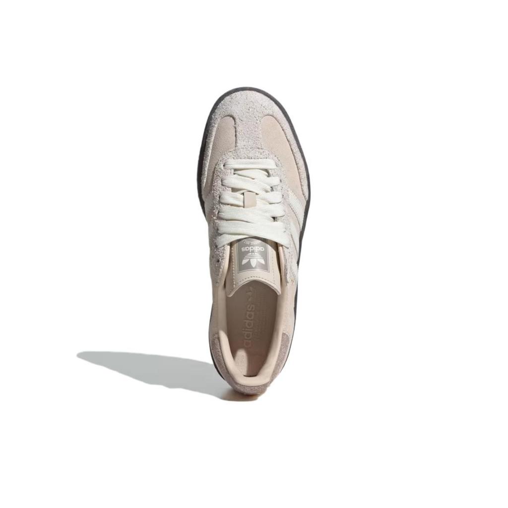 adidas  Sambae Linen Gum Women Sneakers Cream Off-White Grey JI3882