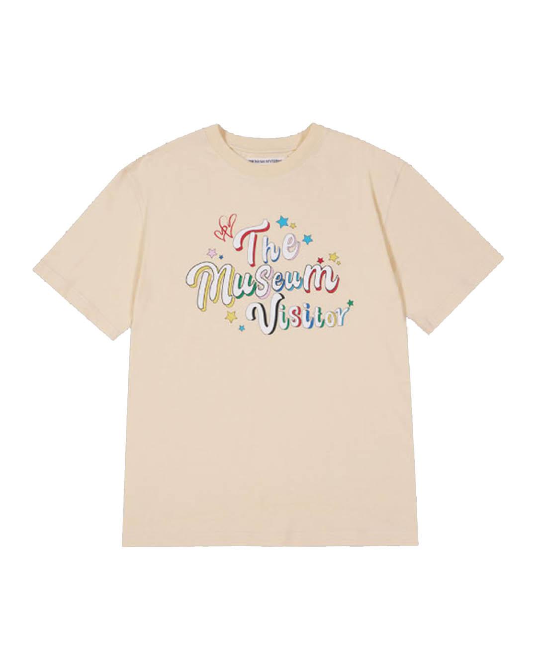The Museum Visitor Party Glitter Logo T-Shirts (Yellow) M