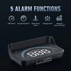 M8 Car HUD Head Up Display OBD2 Overspeed Warning Auto Electronic Water Temperature LED Digital Projector Windshield