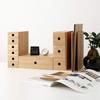 MUJI Wooden Document Stand A5 - 8.4 X 17 X 25.2cm, Desk Organizer, Japan