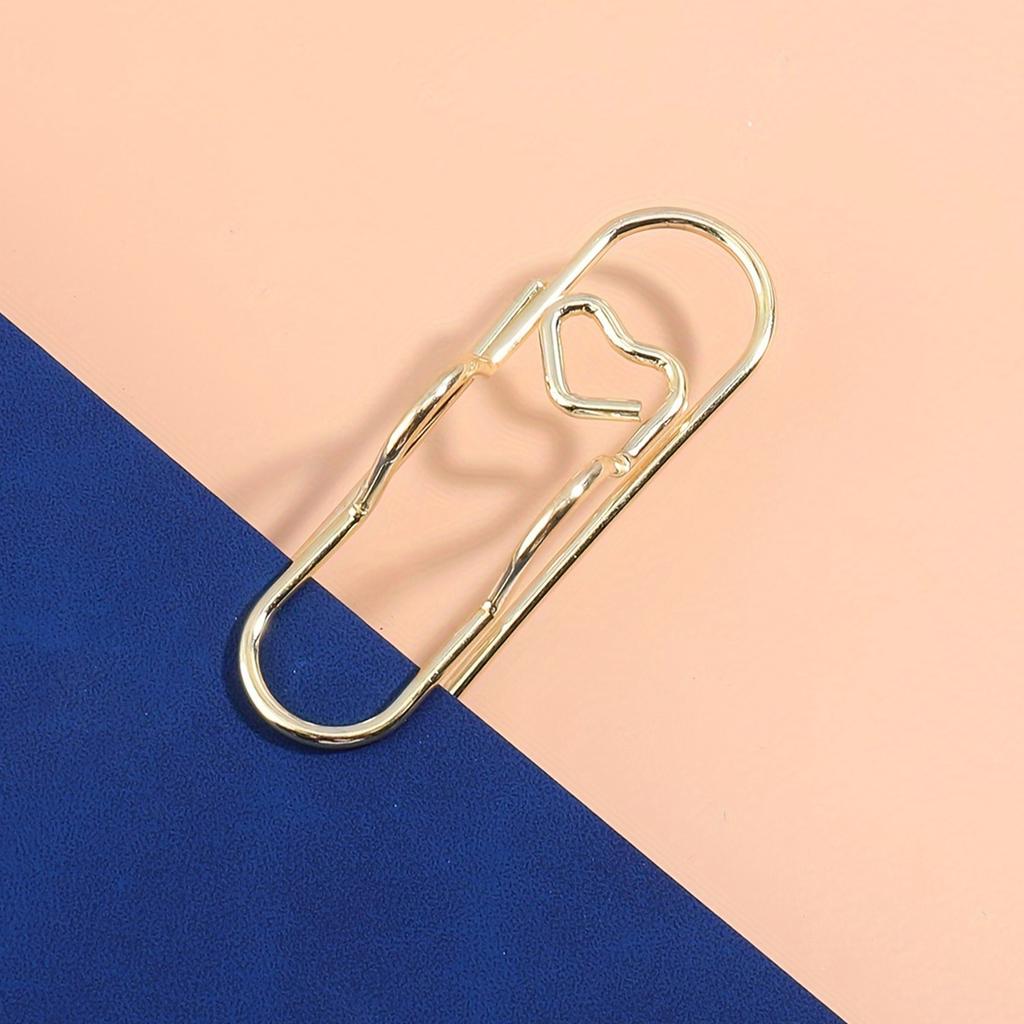 Iridescent Metal Pen Clip - Creative Stylish Portable Notebook Journal Accessory Office School Stationery Clip School Supplies