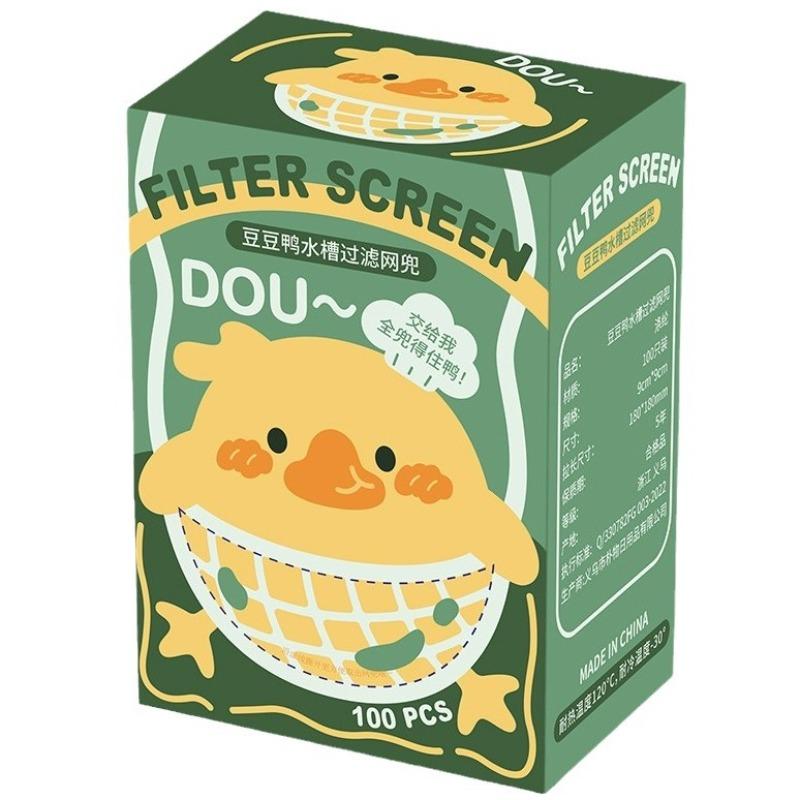 Kitchen Sink Filter NetSewer Garbage Filter Net Bag100 Disposable Floor Drains