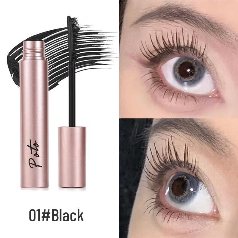 In Stock: POTO Little Sun Lengthening & Curling Mascara - Waterproof, Natural, Long-Lasting, Smudge-Resistant