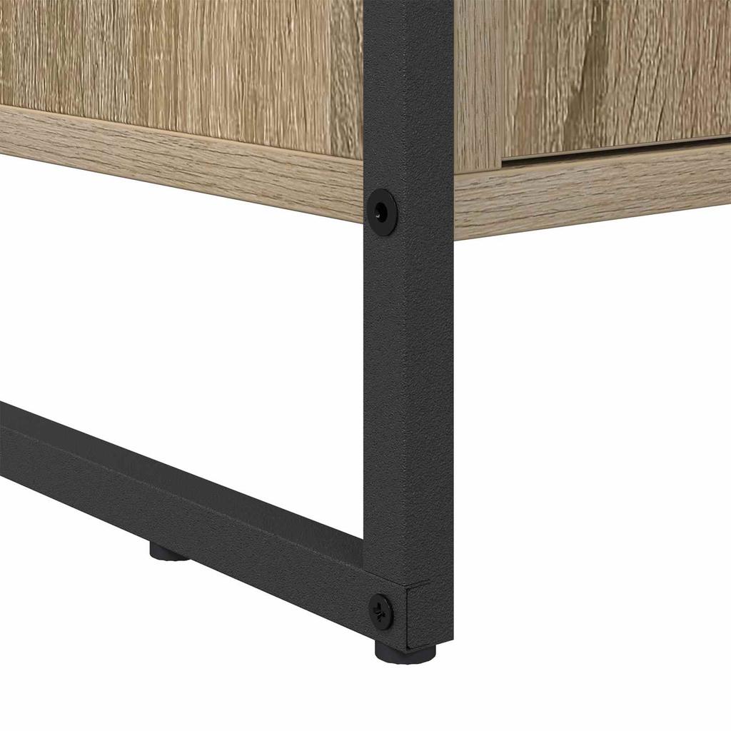 Shoe Cabinet with Storage Sonoma 79 X 36 X 100 Cm Engineered Wood