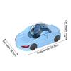 Hamster Small Pet Toy Car Funny Small Pet Hamster Toy Car Cute Hamster Interactive Sports Car Silent Fitness Wheel Toy Vehicle