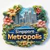 Singapore Fridge Magnets Gardens By the Bay Travel Souvenirs Merlion Sand Hotel Fridge Stickers Home Decor Birthday Gifts