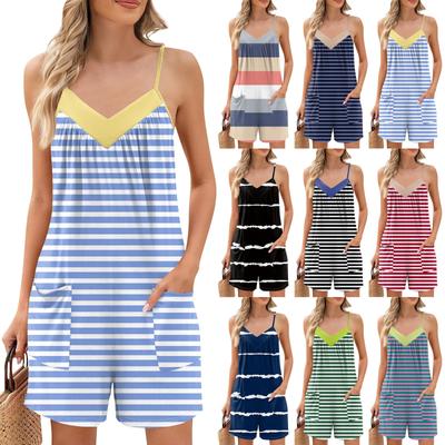 Γυναικείο καλοκαιρινό σορτς, μοντέρνο μοντέρνο αμάνικο σορτς με τσέπες