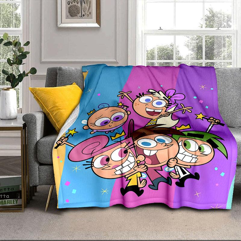 Magical Friendship timmy Adventure Blanket Flannel Blanket for bed, sofa, Camping, Hiking, Picnic Essentials, gift for family Fan gifts
