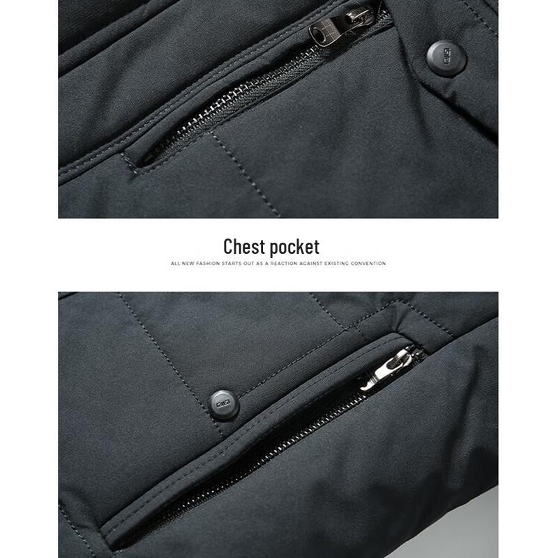 Pierre Cardin Men's Hooded Padded Jacket