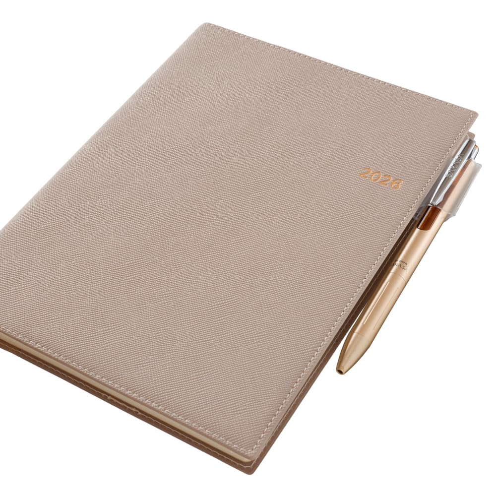NOLTY April Weekly 9685 Planner, 2026, Start, A5, Access, 2, Gray,