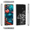 Samurai Oni Mask Cool Clear Case For Samsung Galaxy S22 S20 FE S21 S10 S9 Plus Note 20 Ultra 10 Lite Transparent Phone Shell