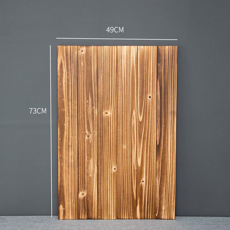 Vintage Fotorekvisita och Matdisplay i Massivt Trä