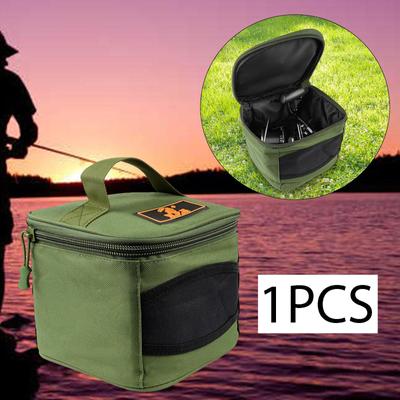 Fishing Reel Storage Bag Outdoor Portable Zipper Accessories Protective